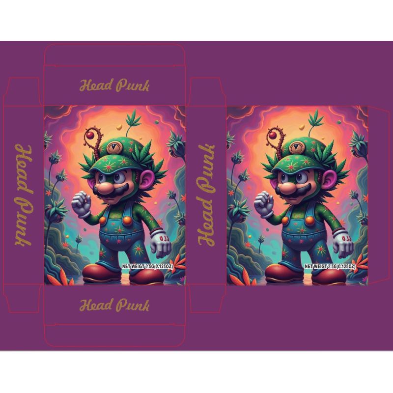 3.5G Mario Cannabis Packaging Box